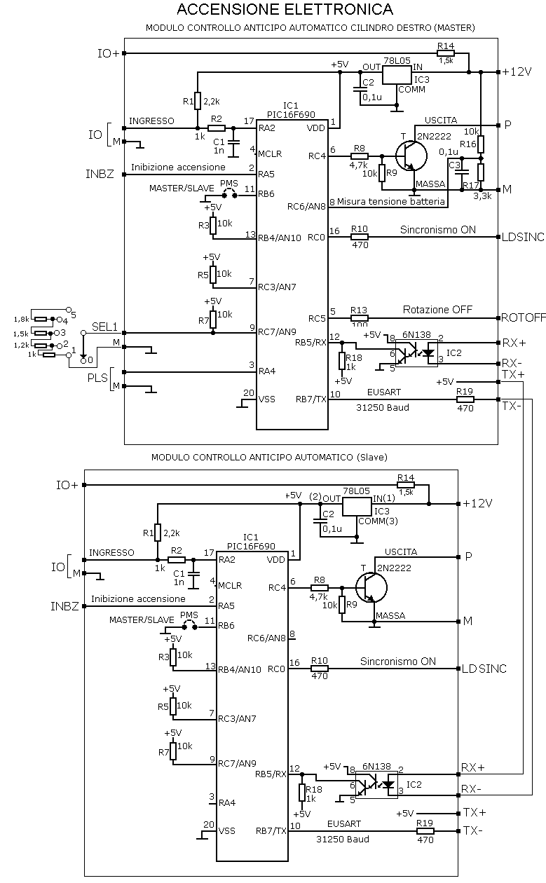 Schema elettrico per accensione elettronica fiat 126